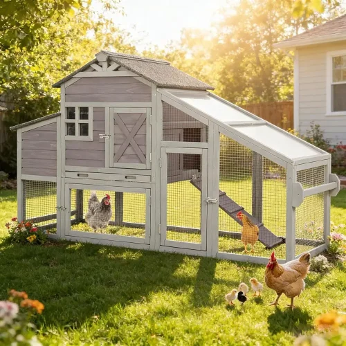 Portable Wheeled Chicken Coop