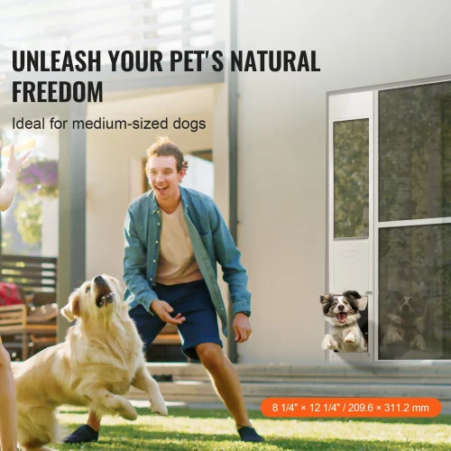 Adjustable Sliding Glass Dog Door