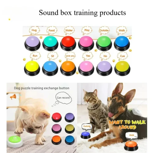 Voice Recording Dog Training Buttons