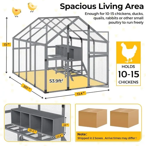 Premium Outdoor Chicken Coop